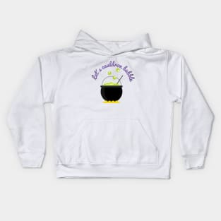 Halloween Witches Cauldron Kids Hoodie